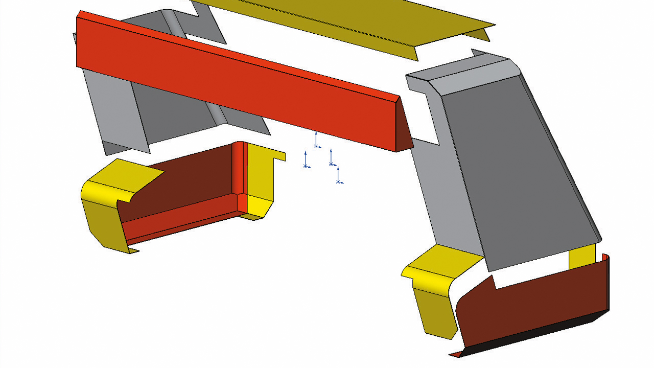 SheetWorks sheet-metal component development