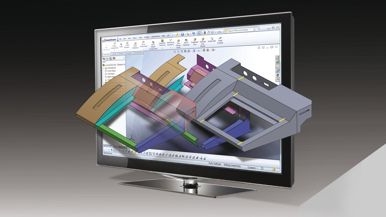 SheetWorks sheet-metal assembly visualization
